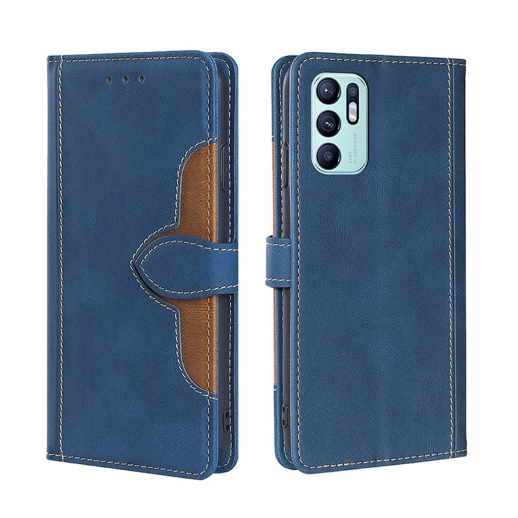 Skin Feel Straw Hat Magnetic Buckle Leather Phone Case, For OPPO Reno3 5G JP Version, For OPPO A16, For OPPO A53 / A32 / A33 / A53s 2020, For OPPO A55 5G, For OPPO A55s 5G, For OPPO A94 5G / F19 Pro+ / Reno 5Z, For OPPO F19 Pro / A94 4G / Reno5 F      ...