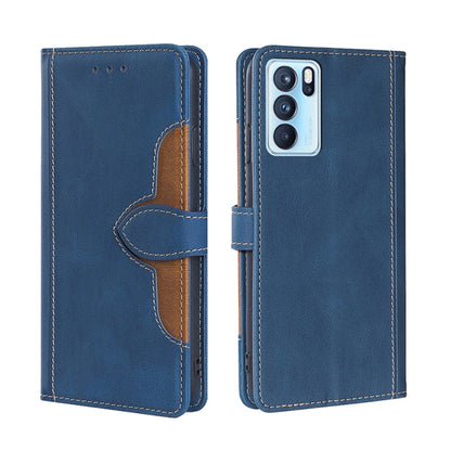Skin Feel Straw Hat Magnetic Buckle Leather Phone Case, For OPPO Reno3 5G JP Version, For OPPO A16, For OPPO A53 / A32 / A33 / A53s 2020, For OPPO A55 5G, For OPPO A55s 5G, For OPPO A94 5G / F19 Pro+ / Reno 5Z, For OPPO F19 Pro / A94 4G / Reno5 F      ...