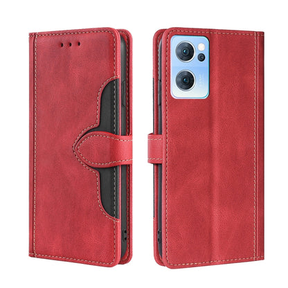 Skin Feel Straw Hat Magnetic Buckle Leather Phone Case, For OPPO Reno3 5G JP Version, For OPPO A16, For OPPO A53 / A32 / A33 / A53s 2020, For OPPO A55 5G, For OPPO A55s 5G, For OPPO A94 5G / F19 Pro+ / Reno 5Z, For OPPO F19 Pro / A94 4G / Reno5 F      ...