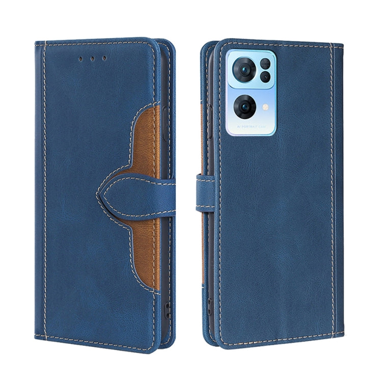 Skin Feel Straw Hat Magnetic Buckle Leather Phone Case, For OPPO Reno3 5G JP Version, For OPPO A16, For OPPO A53 / A32 / A33 / A53s 2020, For OPPO A55 5G, For OPPO A55s 5G, For OPPO A94 5G / F19 Pro+ / Reno 5Z, For OPPO F19 Pro / A94 4G / Reno5 F      ...