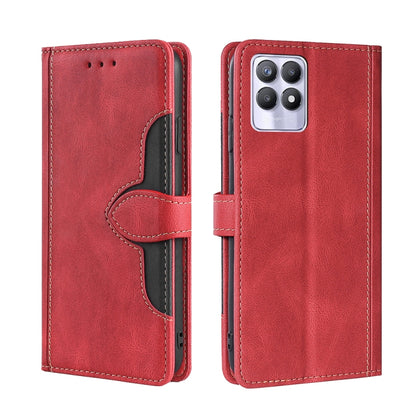 Skin Feel Straw Hat Magnetic Buckle Leather Phone Case, For OPPO Reno3 5G JP Version, For OPPO A16, For OPPO A53 / A32 / A33 / A53s 2020, For OPPO A55 5G, For OPPO A55s 5G, For OPPO A94 5G / F19 Pro+ / Reno 5Z, For OPPO F19 Pro / A94 4G / Reno5 F      ...