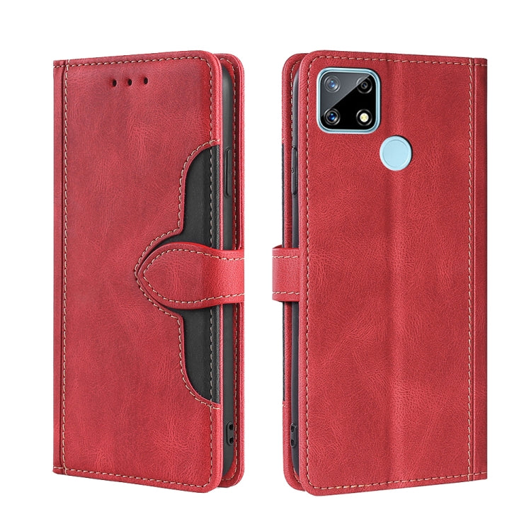 Skin Feel Straw Hat Magnetic Buckle Leather Phone Case, For OPPO Realme C12 / Narzo 20, For OPPO Realme C20, For OPPO Realme C21, For OPPO Realme C21Y, For OPPO Realme GT Neo2 5G, For OPPO Realme GT Master / Q3 Pro, For OPPO Realme GT / Q3 Pro 5G      ...