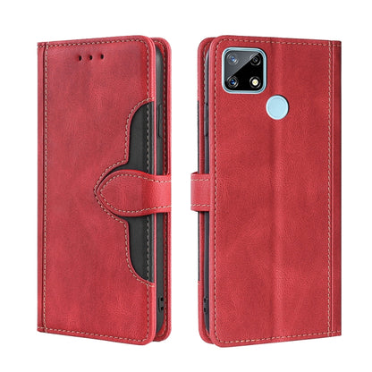 Skin Feel Straw Hat Magnetic Buckle Leather Phone Case, For OPPO Realme C12 / Narzo 20, For OPPO Realme C20, For OPPO Realme C21, For OPPO Realme C21Y, For OPPO Realme GT Neo2 5G, For OPPO Realme GT Master / Q3 Pro, For OPPO Realme GT / Q3 Pro 5G      ...