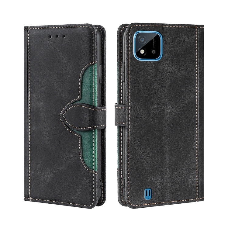 Skin Feel Straw Hat Magnetic Buckle Leather Phone Case, For OPPO Realme C12 / Narzo 20, For OPPO Realme C20, For OPPO Realme C21, For OPPO Realme C21Y, For OPPO Realme GT Neo2 5G, For OPPO Realme GT Master / Q3 Pro, For OPPO Realme GT / Q3 Pro 5G      ...