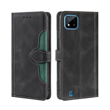 Skin Feel Straw Hat Magnetic Buckle Leather Phone Case, For OPPO Realme C12 / Narzo 20, For OPPO Realme C20, For OPPO Realme C21, For OPPO Realme C21Y, For OPPO Realme GT Neo2 5G, For OPPO Realme GT Master / Q3 Pro, For OPPO Realme GT / Q3 Pro 5G      ...