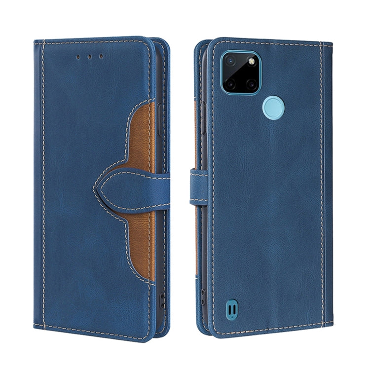 Skin Feel Straw Hat Magnetic Buckle Leather Phone Case, For OPPO Realme C12 / Narzo 20, For OPPO Realme C20, For OPPO Realme C21, For OPPO Realme C21Y, For OPPO Realme GT Neo2 5G, For OPPO Realme GT Master / Q3 Pro, For OPPO Realme GT / Q3 Pro 5G      ...