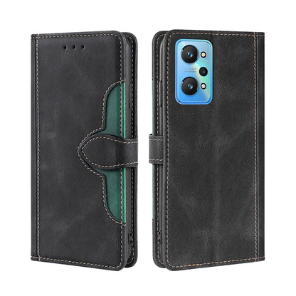 Skin Feel Straw Hat Magnetic Buckle Leather Phone Case, For OPPO Realme C12 / Narzo 20, For OPPO Realme C20, For OPPO Realme C21, For OPPO Realme C21Y, For OPPO Realme GT Neo2 5G, For OPPO Realme GT Master / Q3 Pro, For OPPO Realme GT / Q3 Pro 5G      ...