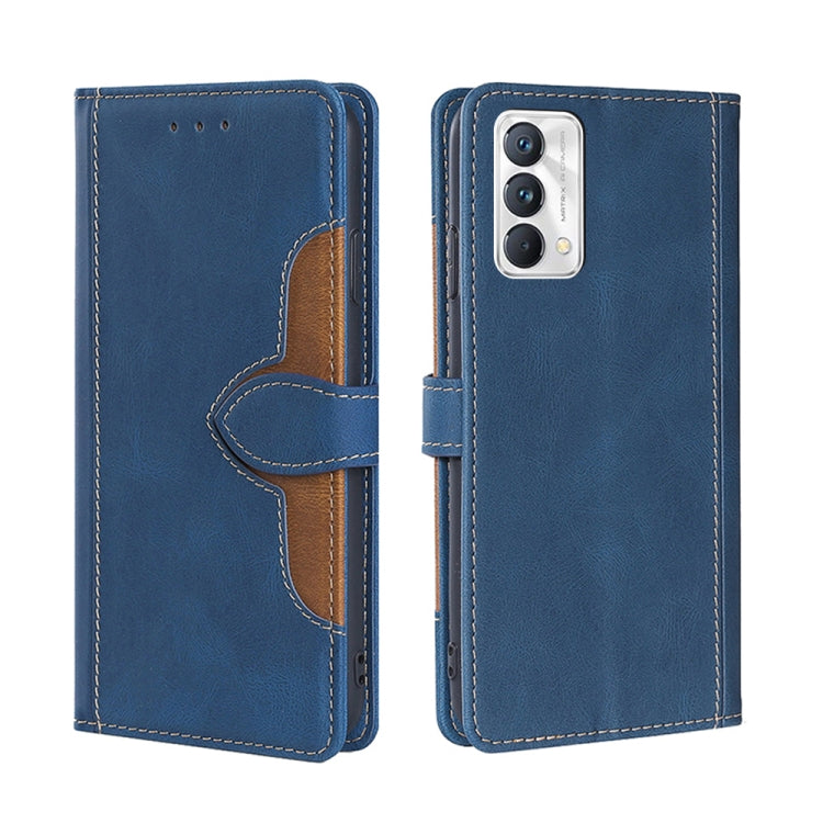 Skin Feel Straw Hat Magnetic Buckle Leather Phone Case, For OPPO Realme C12 / Narzo 20, For OPPO Realme C20, For OPPO Realme C21, For OPPO Realme C21Y, For OPPO Realme GT Neo2 5G, For OPPO Realme GT Master / Q3 Pro, For OPPO Realme GT / Q3 Pro 5G      ...