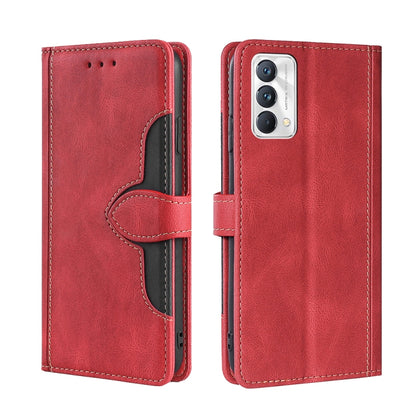 Skin Feel Straw Hat Magnetic Buckle Leather Phone Case, For OPPO Realme C12 / Narzo 20, For OPPO Realme C20, For OPPO Realme C21, For OPPO Realme C21Y, For OPPO Realme GT Neo2 5G, For OPPO Realme GT Master / Q3 Pro, For OPPO Realme GT / Q3 Pro 5G      ...