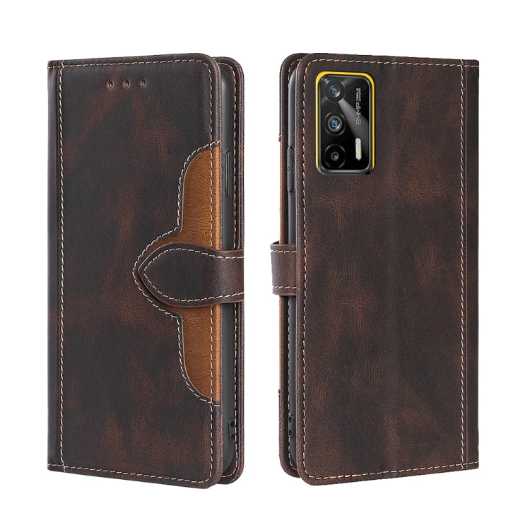 Skin Feel Straw Hat Magnetic Buckle Leather Phone Case, For OPPO Realme C12 / Narzo 20, For OPPO Realme C20, For OPPO Realme C21, For OPPO Realme C21Y, For OPPO Realme GT Neo2 5G, For OPPO Realme GT Master / Q3 Pro, For OPPO Realme GT / Q3 Pro 5G      ...