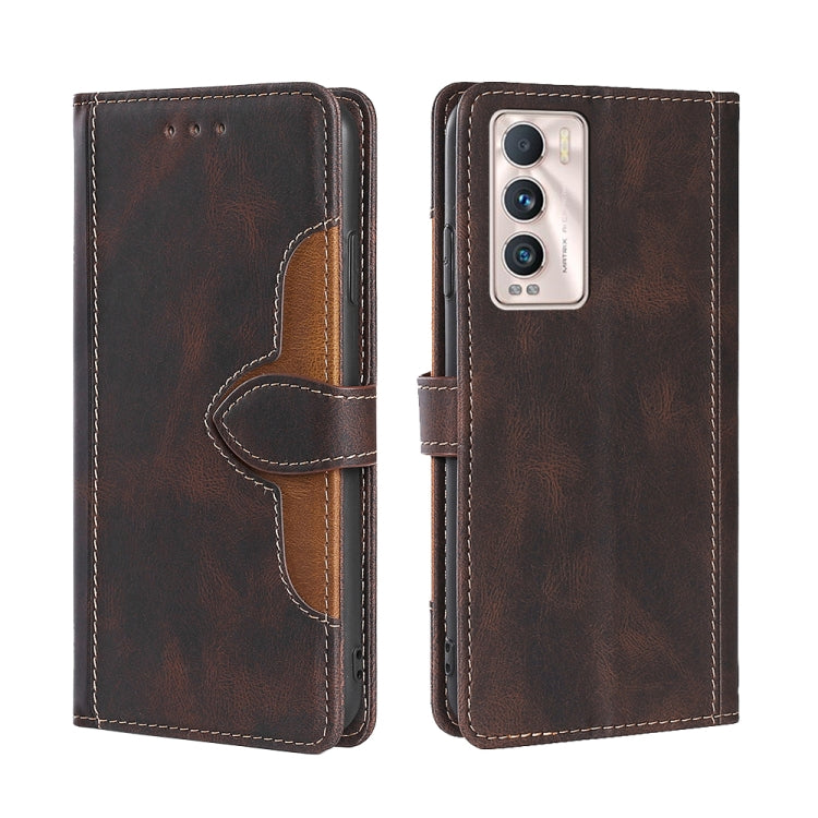 Skin Feel Straw Hat Magnetic Buckle Leather Phone Case, For OPPO Realme C12 / Narzo 20, For OPPO Realme C20, For OPPO Realme C21, For OPPO Realme C21Y, For OPPO Realme GT Neo2 5G, For OPPO Realme GT Master / Q3 Pro, For OPPO Realme GT / Q3 Pro 5G      ...