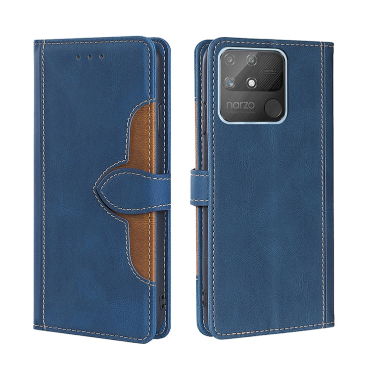 Skin Feel Straw Hat Magnetic Buckle Leather Phone Case, For OPPO Realme C12 / Narzo 20, For OPPO Realme C20, For OPPO Realme C21, For OPPO Realme C21Y, For OPPO Realme GT Neo2 5G, For OPPO Realme GT Master / Q3 Pro, For OPPO Realme GT / Q3 Pro 5G      ...
