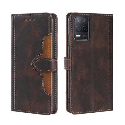Skin Feel Straw Hat Magnetic Buckle Leather Phone Case, For OPPO Realme C12 / Narzo 20, For OPPO Realme C20, For OPPO Realme C21, For OPPO Realme C21Y, For OPPO Realme GT Neo2 5G, For OPPO Realme GT Master / Q3 Pro, For OPPO Realme GT / Q3 Pro 5G      ...