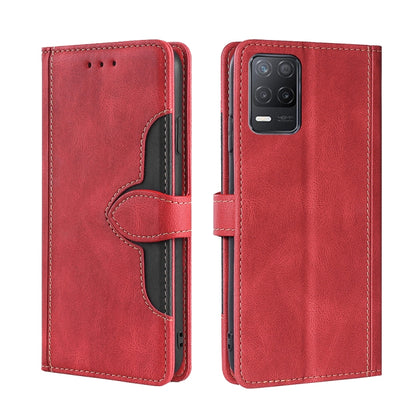 Skin Feel Straw Hat Magnetic Buckle Leather Phone Case, For OPPO Realme C12 / Narzo 20, For OPPO Realme C20, For OPPO Realme C21, For OPPO Realme C21Y, For OPPO Realme GT Neo2 5G, For OPPO Realme GT Master / Q3 Pro, For OPPO Realme GT / Q3 Pro 5G      ...