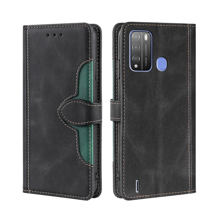 Skin Feel Straw Hat Magnetic Buckle Leather Phone Case, For Itel A48, For Itel Vision 1 Pro, For Oukitel C25, For Tecno Phantom X