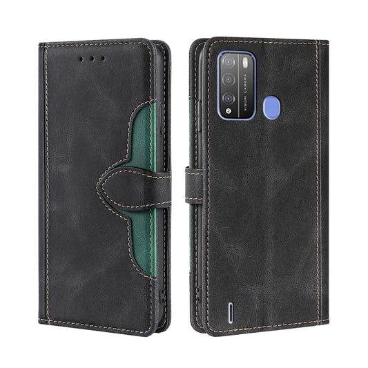 Skin Feel Straw Hat Magnetic Buckle Leather Phone Case, For Itel A48, For Itel Vision 1 Pro, For Oukitel C25, For Tecno Phantom X