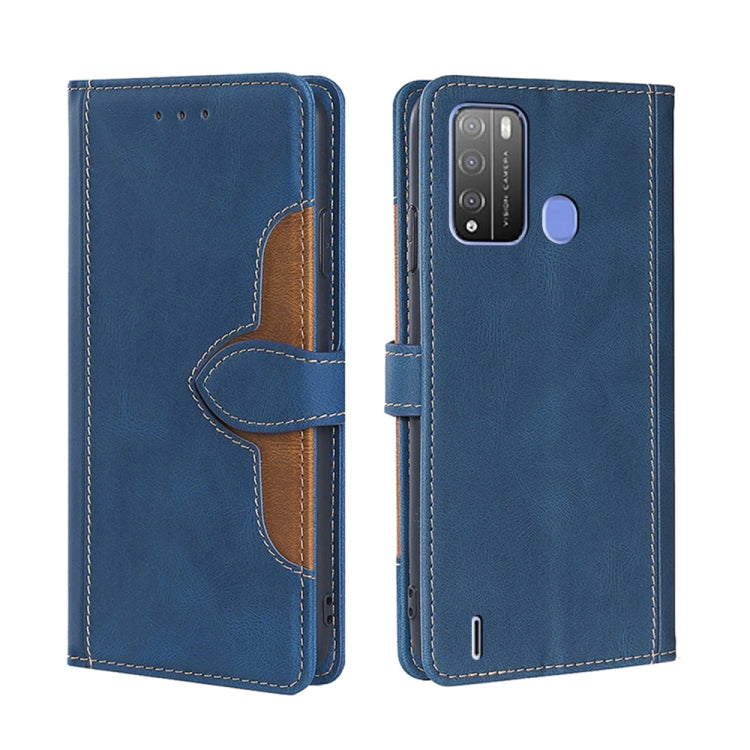 Skin Feel Straw Hat Magnetic Buckle Leather Phone Case, For Itel A48, For Itel Vision 1 Pro, For Oukitel C25, For Tecno Phantom X
