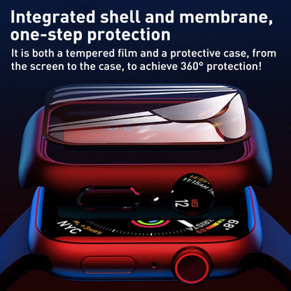 ROCK 2 in 1 PC Frame + Film Protector Case For  Apple Watch Series, 6 & SE & 5 & 4 44mm, 3 & 2 & 1 42mm, 3 & 2 & 1 38mm