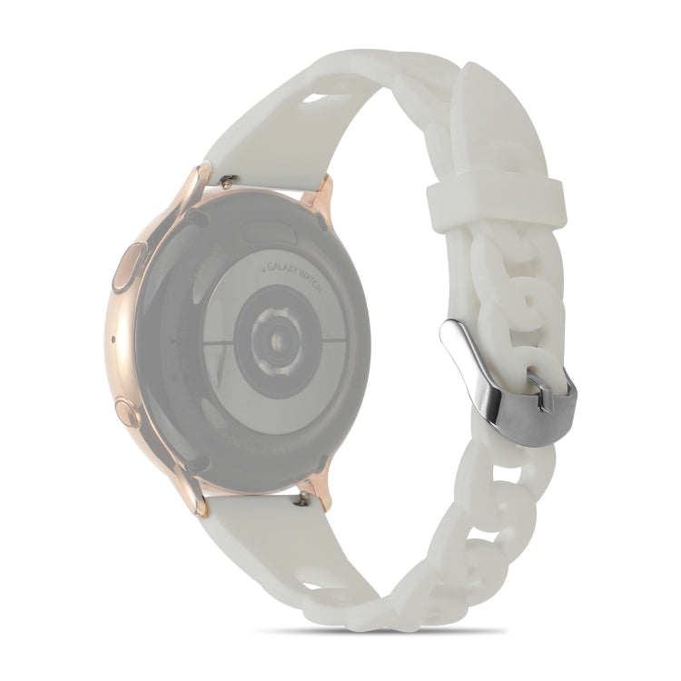 Ring Buckle Silicone Watchband, 20mm, 22mm