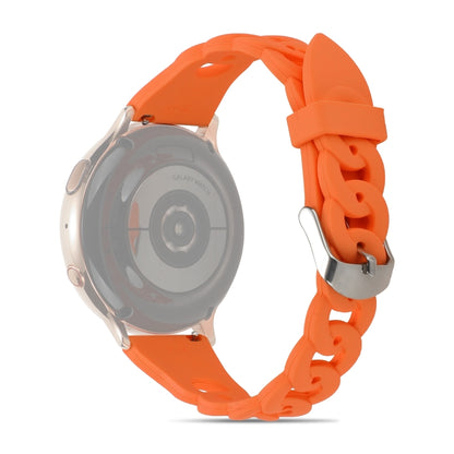 Ring Buckle Silicone Watchband, 20mm, 22mm