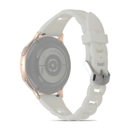 Ring Buckle Silicone Watchband, 20mm, 22mm