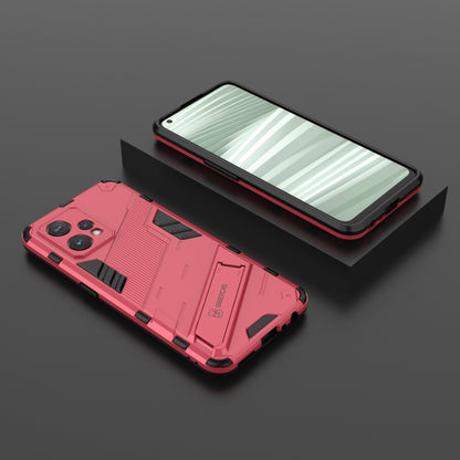 Punk Armor 2 in 1 PC + TPU Shockproof Phone Case with Invisible Holder, For Realme 9 Pro+, For OPPO Realme 9 Pro, For Realme 9 Pro