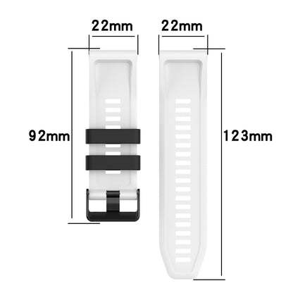 Two-color Silicone Watchband, 22mm, 26mm