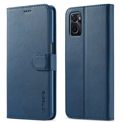 LC.IMEEKE Calf Texture Leather Phone Case, For OPPO Realme 9i / A36 / A76