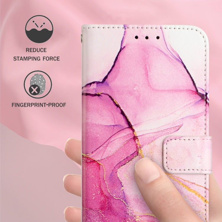 PT003 Marble Pattern Flip Leather Phone Case, For OPPO Reno6 5G, For OPPO Reno6 Pro 5G