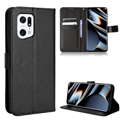 Diamond Texture Leather Phone Case, For Xiaomi Poco M4 Pro 5G Big Hole, For Xiaomi Poco M4 Pro 5G Fine Hole, For OnePlus Nord CE 2 5G, For OPPO A7 / AX7 / A5s / AX5s / A21, For OPPO Find X5 Pro, For OPPO Find X5, For OPPO Reno7 5G / Find X5 Lite       ...