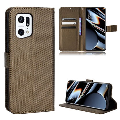 Diamond Texture Leather Phone Case, For Xiaomi Poco M4 Pro 5G Big Hole, For Xiaomi Poco M4 Pro 5G Fine Hole, For OnePlus Nord CE 2 5G, For OPPO A7 / AX7 / A5s / AX5s / A21, For OPPO Find X5 Pro, For OPPO Find X5, For OPPO Reno7 5G / Find X5 Lite       ...