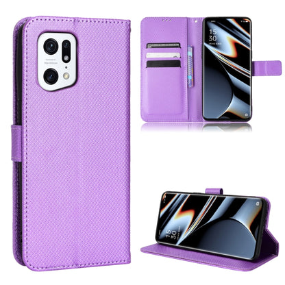 Diamond Texture Leather Phone Case, For Xiaomi Poco M4 Pro 5G Big Hole, For Xiaomi Poco M4 Pro 5G Fine Hole, For OnePlus Nord CE 2 5G, For OPPO A7 / AX7 / A5s / AX5s / A21, For OPPO Find X5 Pro, For OPPO Find X5, For OPPO Reno7 5G / Find X5 Lite       ...