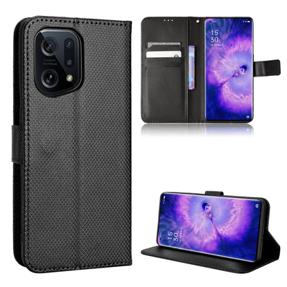 Diamond Texture Leather Phone Case, For Xiaomi Poco M4 Pro 5G Big Hole, For Xiaomi Poco M4 Pro 5G Fine Hole, For OnePlus Nord CE 2 5G, For OPPO A7 / AX7 / A5s / AX5s / A21, For OPPO Find X5 Pro, For OPPO Find X5, For OPPO Reno7 5G / Find X5 Lite       ...