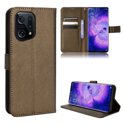 Diamond Texture Leather Phone Case, For Xiaomi Poco M4 Pro 5G Big Hole, For Xiaomi Poco M4 Pro 5G Fine Hole, For OnePlus Nord CE 2 5G, For OPPO A7 / AX7 / A5s / AX5s / A21, For OPPO Find X5 Pro, For OPPO Find X5, For OPPO Reno7 5G / Find X5 Lite       ...