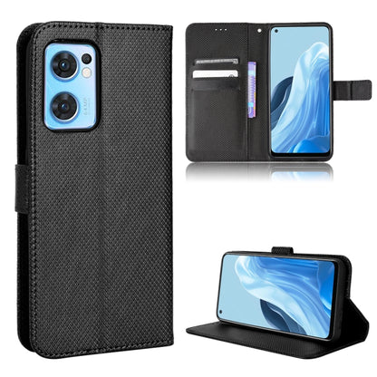 Diamond Texture Leather Phone Case, For Xiaomi Poco M4 Pro 5G Big Hole, For Xiaomi Poco M4 Pro 5G Fine Hole, For OnePlus Nord CE 2 5G, For OPPO A7 / AX7 / A5s / AX5s / A21, For OPPO Find X5 Pro, For OPPO Find X5, For OPPO Reno7 5G / Find X5 Lite       ...