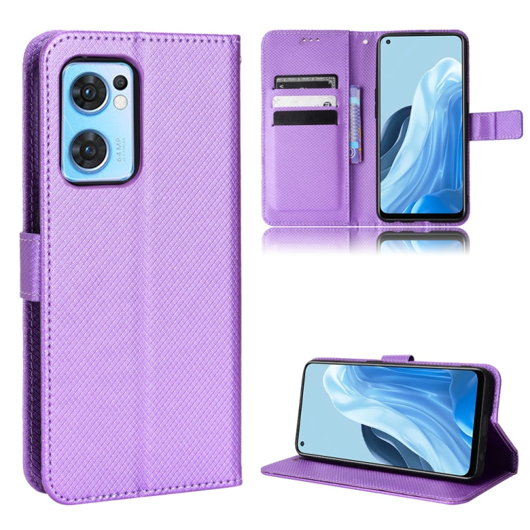 Diamond Texture Leather Phone Case, For Xiaomi Poco M4 Pro 5G Big Hole, For Xiaomi Poco M4 Pro 5G Fine Hole, For OnePlus Nord CE 2 5G, For OPPO A7 / AX7 / A5s / AX5s / A21, For OPPO Find X5 Pro, For OPPO Find X5, For OPPO Reno7 5G / Find X5 Lite       ...