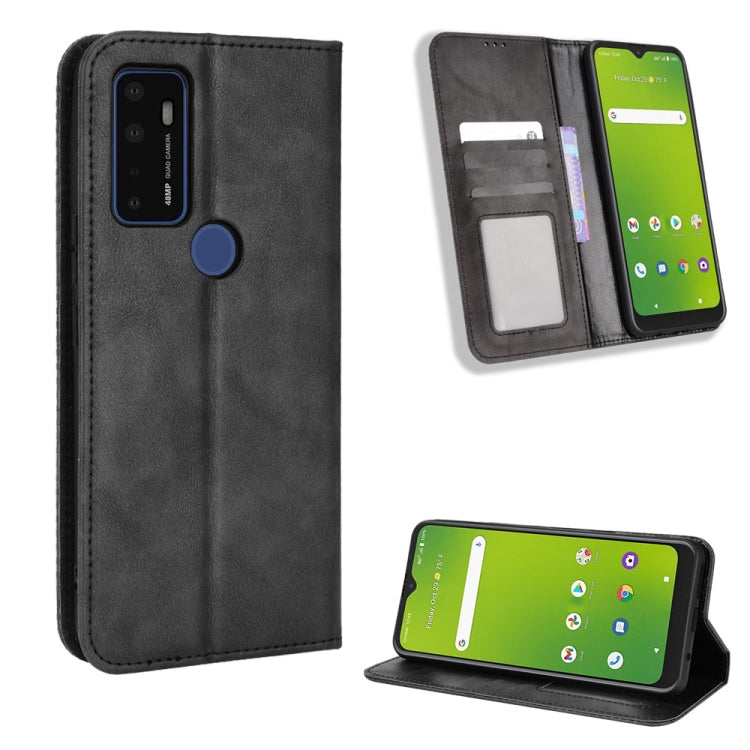 Magnetic Buckle Retro Texture Leather Phone Case, For Cricket Dream 5G / AT&T Radiant Max 5, For OPPO Find N, For OPPO Find X5 Pro, For OPPO Find X5, For OPPO Realme 9 Pro+, For OPPO Realme 9 Pro, For OPPO Realme C35                                    ...