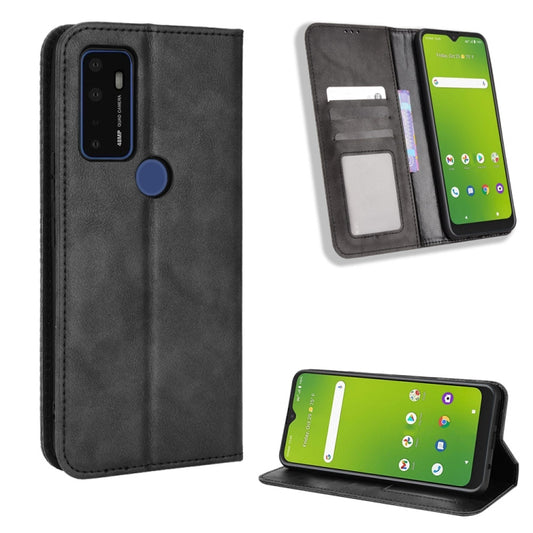Magnetic Buckle Retro Texture Leather Phone Case, For Cricket Dream 5G / AT&T Radiant Max 5, For OPPO Find N, For OPPO Find X5 Pro, For OPPO Find X5, For OPPO Realme 9 Pro+, For OPPO Realme 9 Pro, For OPPO Realme C35                                    ...