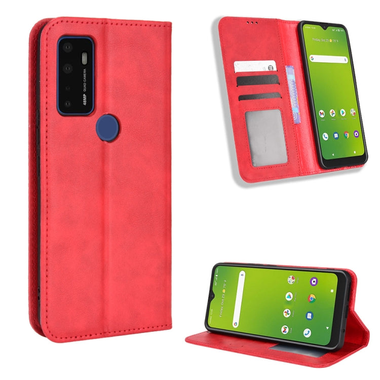 Magnetic Buckle Retro Texture Leather Phone Case, For Cricket Dream 5G / AT&T Radiant Max 5, For OPPO Find N, For OPPO Find X5 Pro, For OPPO Find X5, For OPPO Realme 9 Pro+, For OPPO Realme 9 Pro, For OPPO Realme C35                                    ...
