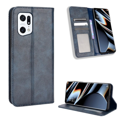 Magnetic Buckle Retro Texture Leather Phone Case, For Cricket Dream 5G / AT&T Radiant Max 5, For OPPO Find N, For OPPO Find X5 Pro, For OPPO Find X5, For OPPO Realme 9 Pro+, For OPPO Realme 9 Pro, For OPPO Realme C35                                    ...