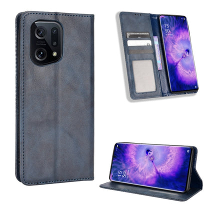 Magnetic Buckle Retro Texture Leather Phone Case, For Cricket Dream 5G / AT&T Radiant Max 5, For OPPO Find N, For OPPO Find X5 Pro, For OPPO Find X5, For OPPO Realme 9 Pro+, For OPPO Realme 9 Pro, For OPPO Realme C35                                    ...