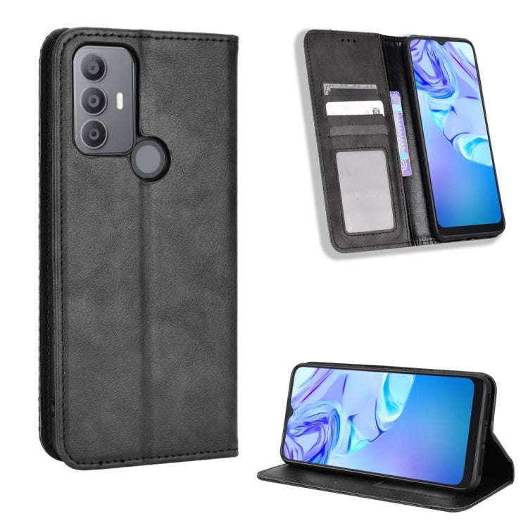Magnetic Buckle Retro Texture Leather Phone Case, For Cricket Dream 5G / AT&T Radiant Max 5, For OPPO Find N, For OPPO Find X5 Pro, For OPPO Find X5, For OPPO Realme 9 Pro+, For OPPO Realme 9 Pro, For OPPO Realme C35                                    ...