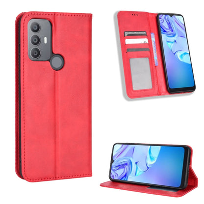 Magnetic Buckle Retro Texture Leather Phone Case, For Cricket Dream 5G / AT&T Radiant Max 5, For OPPO Find N, For OPPO Find X5 Pro, For OPPO Find X5, For OPPO Realme 9 Pro+, For OPPO Realme 9 Pro, For OPPO Realme C35                                    ...