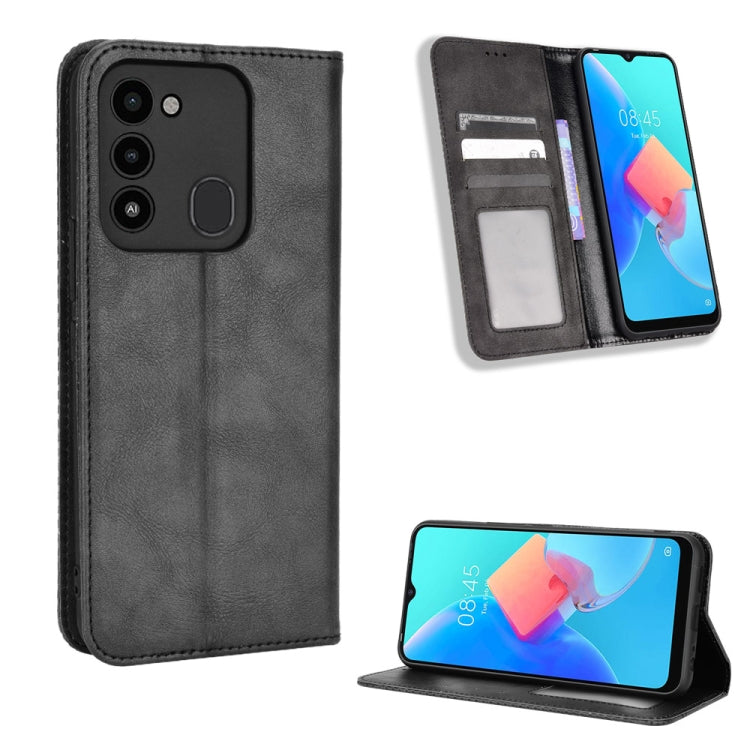 Magnetic Buckle Retro Texture Leather Phone Case, For Cricket Dream 5G / AT&T Radiant Max 5, For OPPO Find N, For OPPO Find X5 Pro, For OPPO Find X5, For OPPO Realme 9 Pro+, For OPPO Realme 9 Pro, For OPPO Realme C35                                    ...