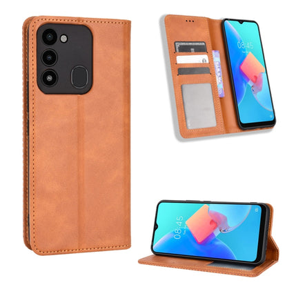 Magnetic Buckle Retro Texture Leather Phone Case, For Cricket Dream 5G / AT&T Radiant Max 5, For OPPO Find N, For OPPO Find X5 Pro, For OPPO Find X5, For OPPO Realme 9 Pro+, For OPPO Realme 9 Pro, For OPPO Realme C35                                    ...