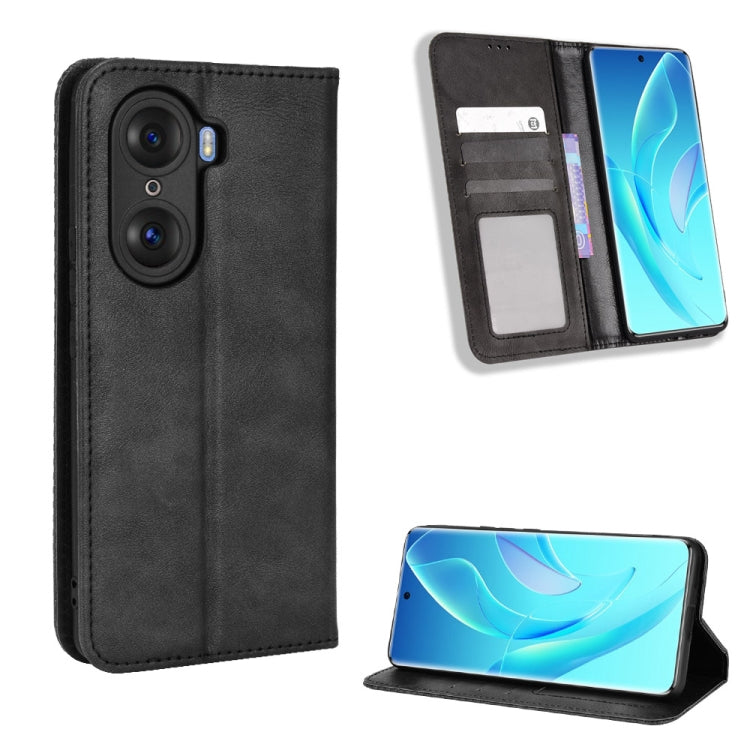 Magnetic Buckle Retro Texture Leather Phone Case, For Cricket Dream 5G / AT&T Radiant Max 5, For OPPO Find N, For OPPO Find X5 Pro, For OPPO Find X5, For OPPO Realme 9 Pro+, For OPPO Realme 9 Pro, For OPPO Realme C35                                    ...