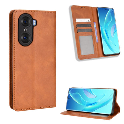 Magnetic Buckle Retro Texture Leather Phone Case, For Cricket Dream 5G / AT&T Radiant Max 5, For OPPO Find N, For OPPO Find X5 Pro, For OPPO Find X5, For OPPO Realme 9 Pro+, For OPPO Realme 9 Pro, For OPPO Realme C35                                    ...