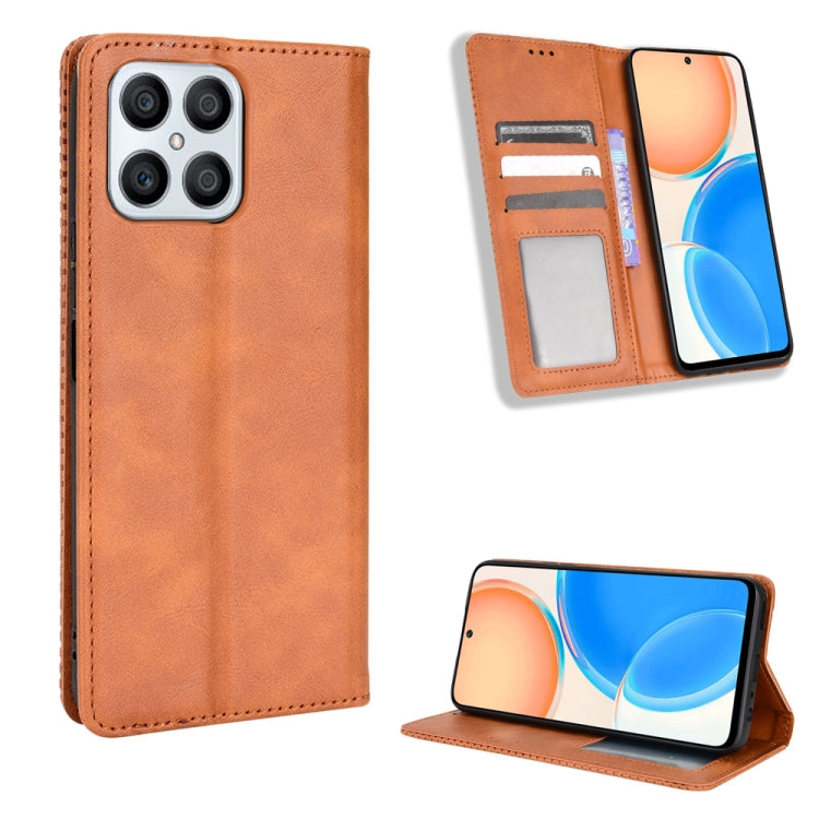 Magnetic Buckle Retro Texture Leather Phone Case, For Cricket Dream 5G / AT&T Radiant Max 5, For OPPO Find N, For OPPO Find X5 Pro, For OPPO Find X5, For OPPO Realme 9 Pro+, For OPPO Realme 9 Pro, For OPPO Realme C35                                    ...