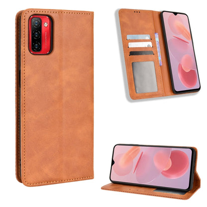 Magnetic Buckle Retro Texture Leather Phone Case, For Cricket Dream 5G / AT&T Radiant Max 5, For OPPO Find N, For OPPO Find X5 Pro, For OPPO Find X5, For OPPO Realme 9 Pro+, For OPPO Realme 9 Pro, For OPPO Realme C35                                    ...