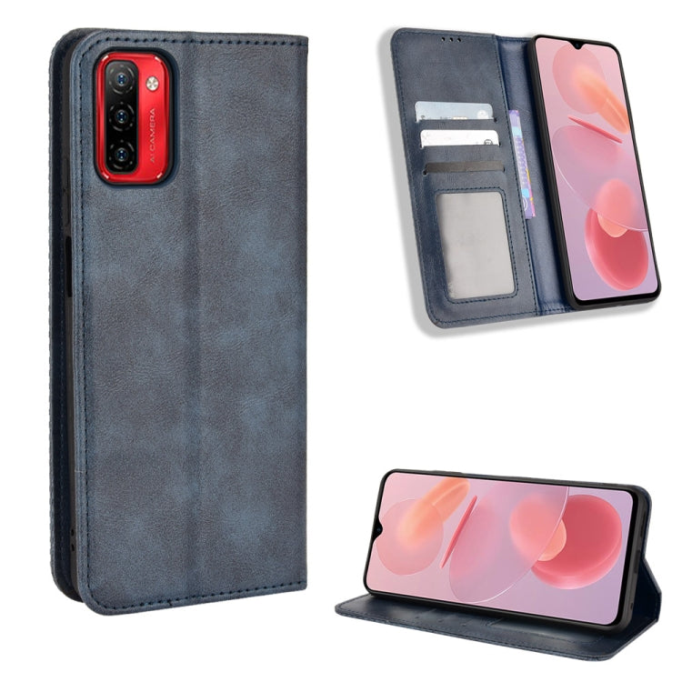 Magnetic Buckle Retro Texture Leather Phone Case, For Cricket Dream 5G / AT&T Radiant Max 5, For OPPO Find N, For OPPO Find X5 Pro, For OPPO Find X5, For OPPO Realme 9 Pro+, For OPPO Realme 9 Pro, For OPPO Realme C35                                    ...